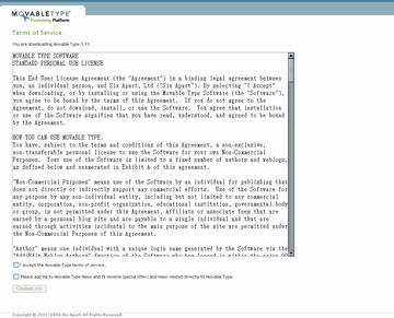 MT terms of service